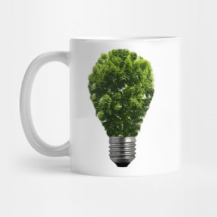 Green Lightbulb Mug